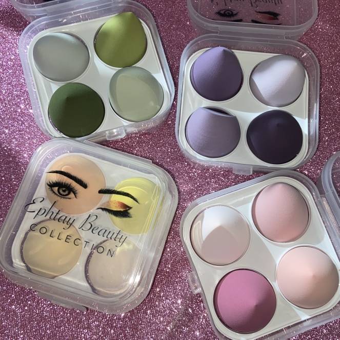 4 pcs makeup sponge