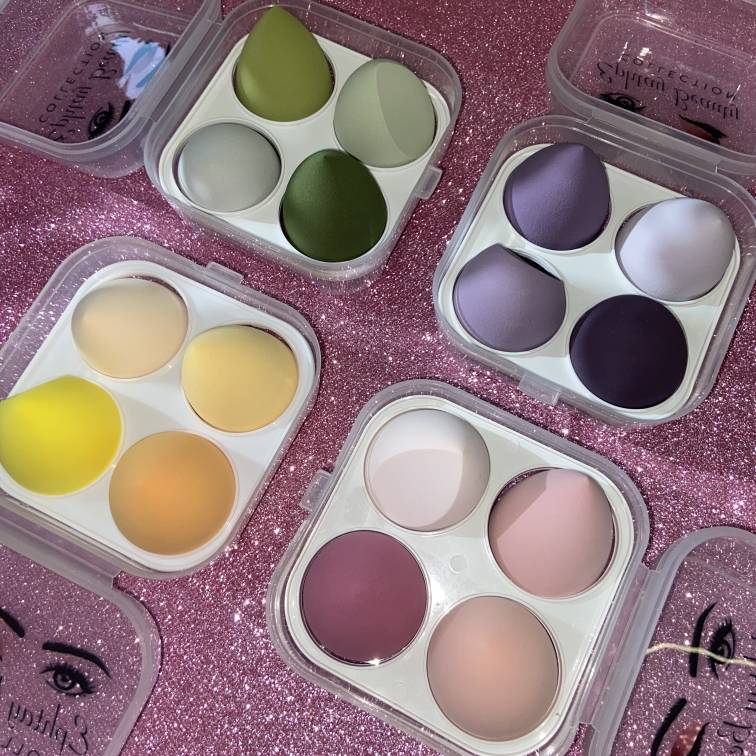 4 pcs makeup sponge