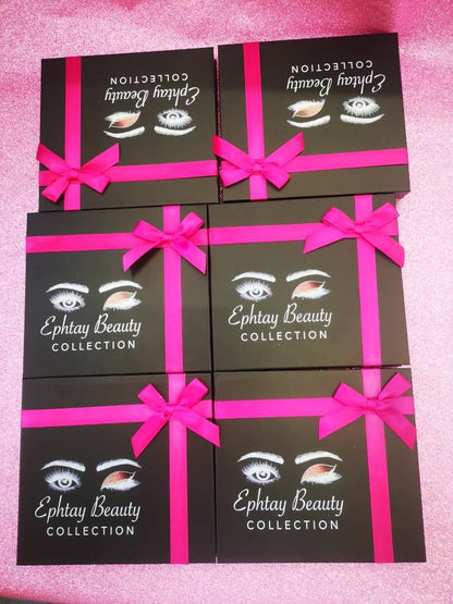 Eyelashes lashes box faux mink two tone 25mm Eyelash