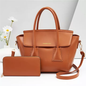 Women zip multi pocket handbags