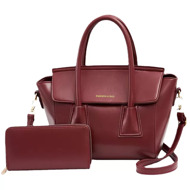 Women zip multi pocket handbags