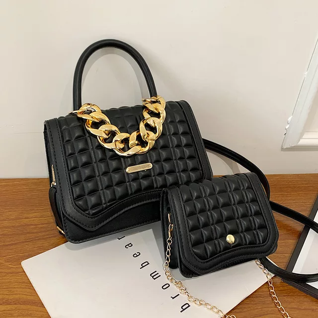 Women shoulder bags with mini bags