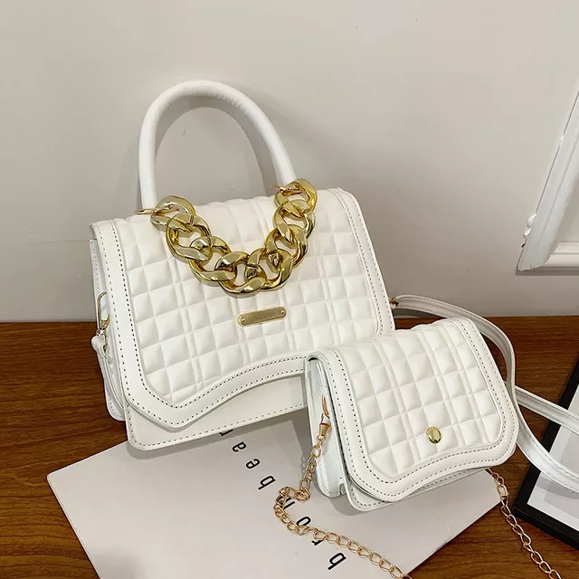 Women shoulder bags with mini bags