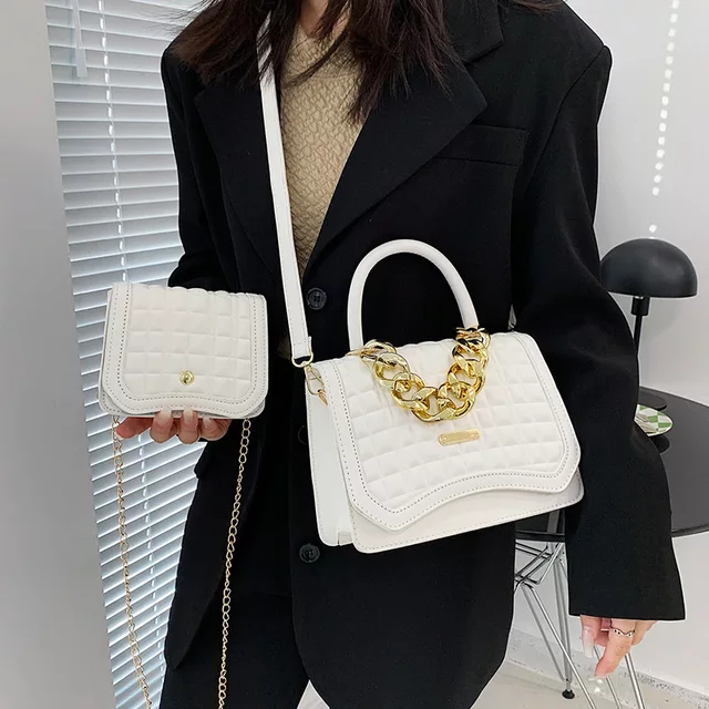 Women shoulder bags with mini bags