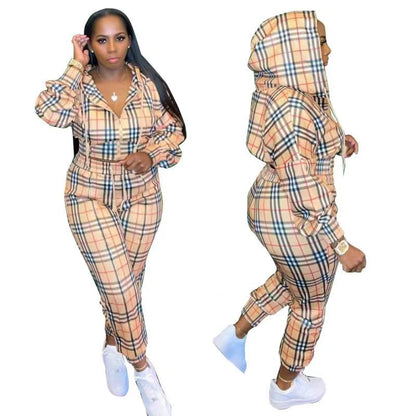 Set women's 2 pieces sexy ladies jacket and pant
