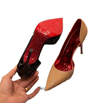 Classic red bottom heels for women