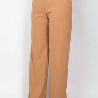 Wide led casual slit pants