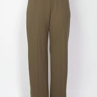 Wide led casual slit pants