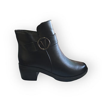 Women Color lined boots for winter zipper