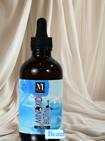 Minoxidil and biotin perfect for gronw your hair and help for alopecia