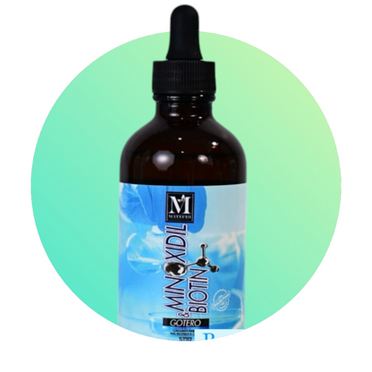 Minoxidil and biotin perfect for gronw your hair and help for alopecia