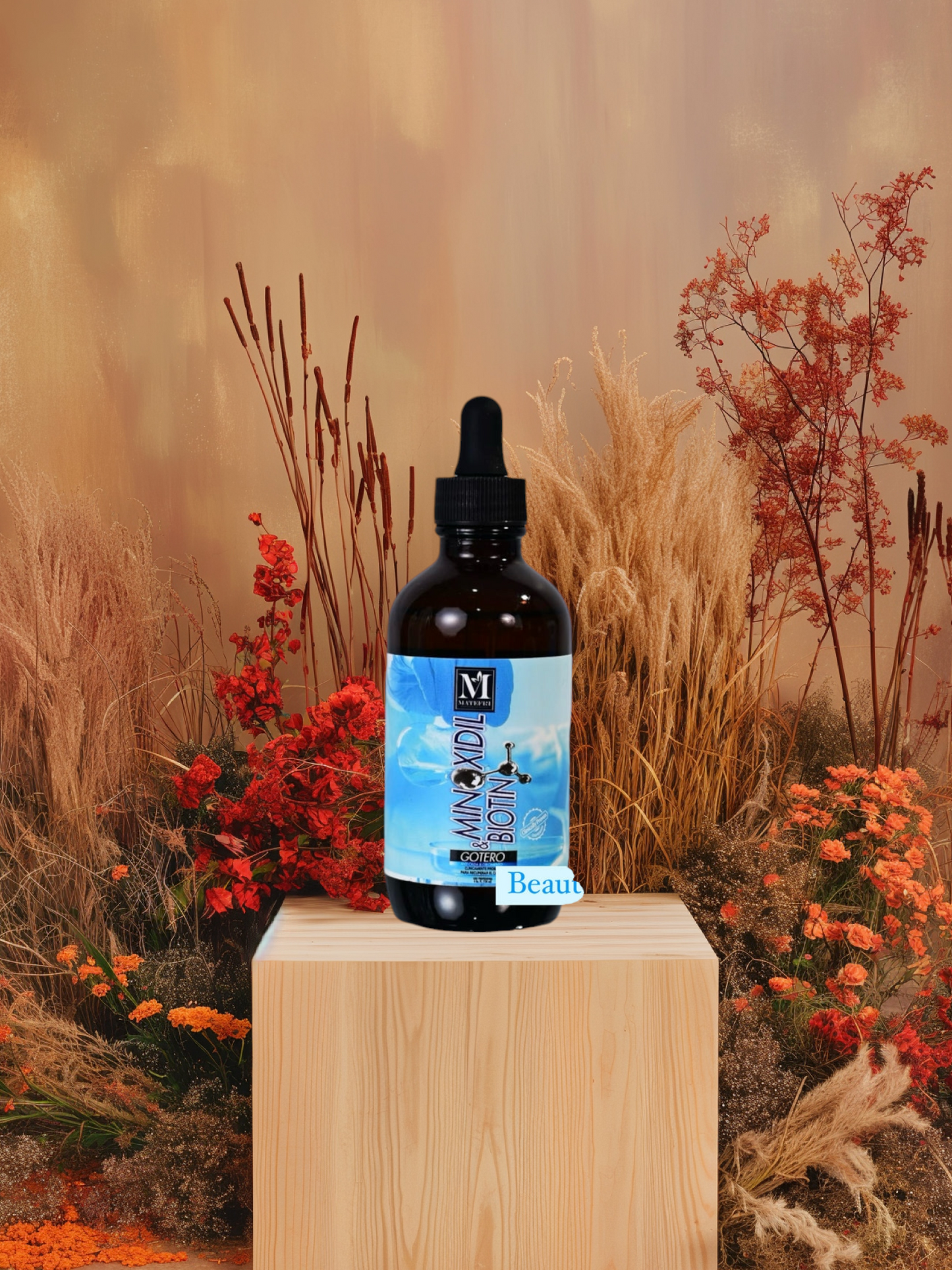 Minoxidil and biotin perfect for gronw your hair and help for alopecia