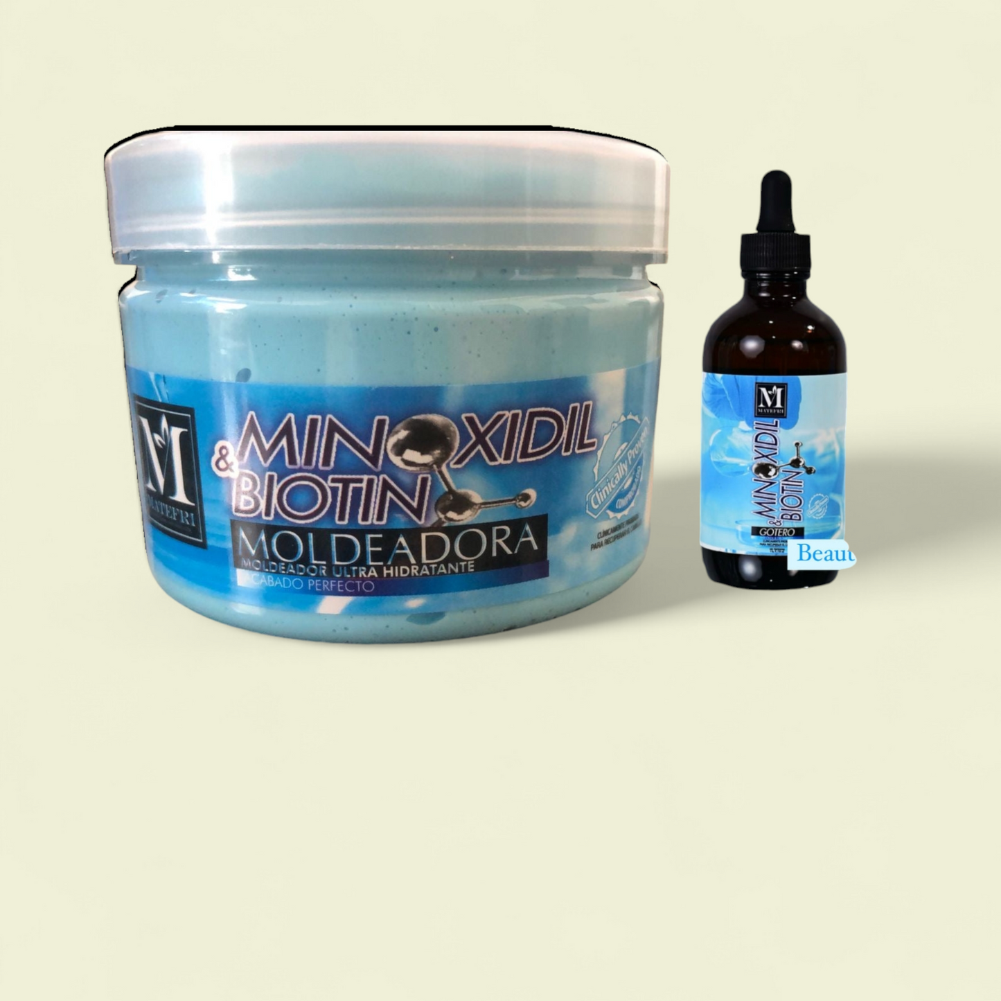 Combo minoxidil and biotin