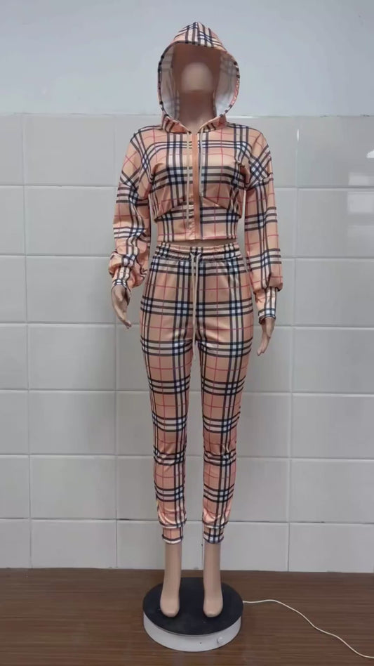 Set women's 2 pieces sexy ladies jacket and pant