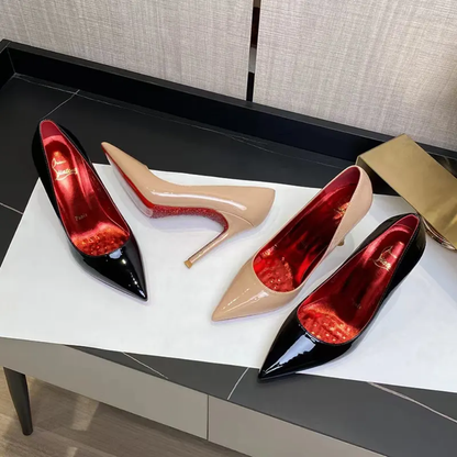 New high heels women sole rhinestone