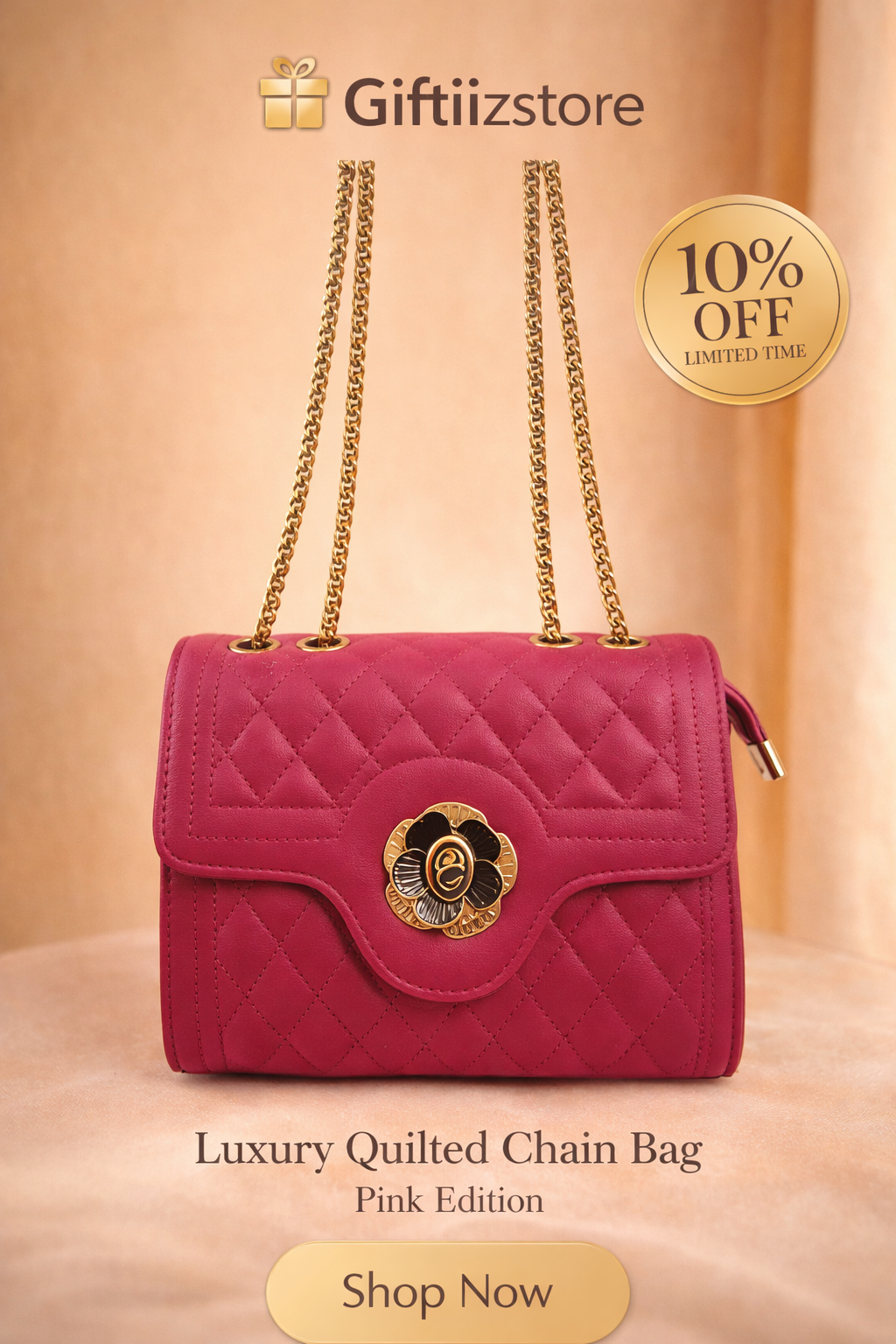 New Trendy Fashion Lock Chains One-Shoulder Women's PU Leather High Quality Desi