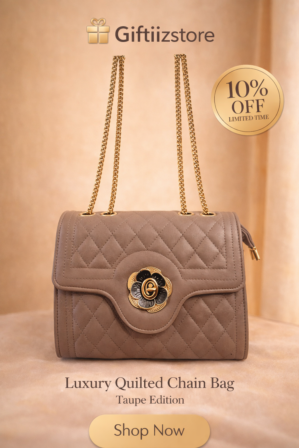 New Trendy Fashion Lock Chains One-Shoulder Women's PU Leather High Quality Desi