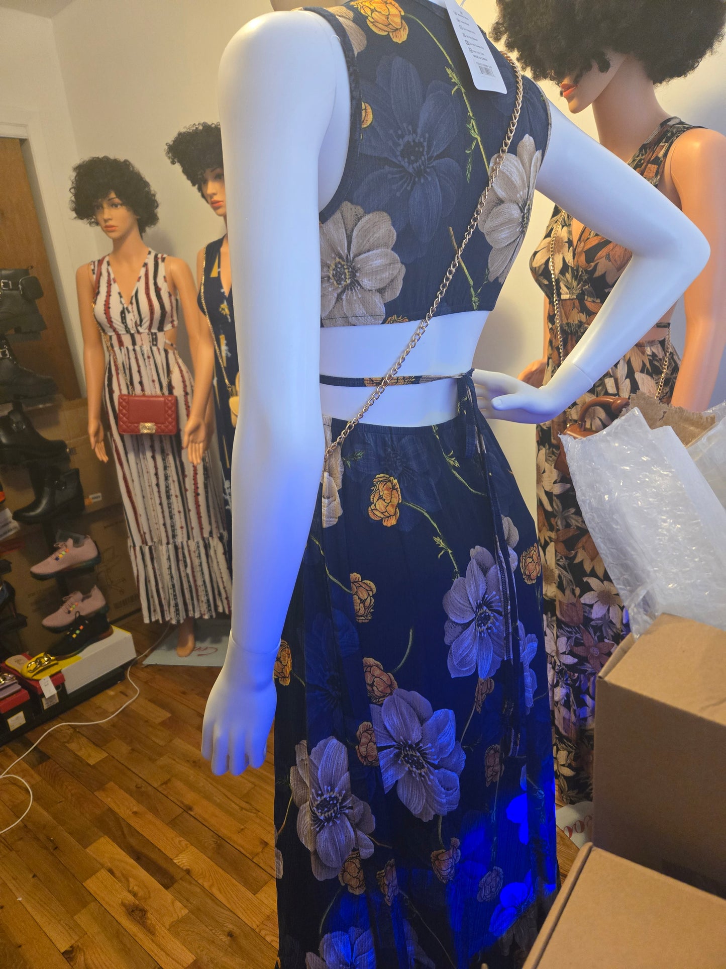 Set 2 in 1 dress and handbag