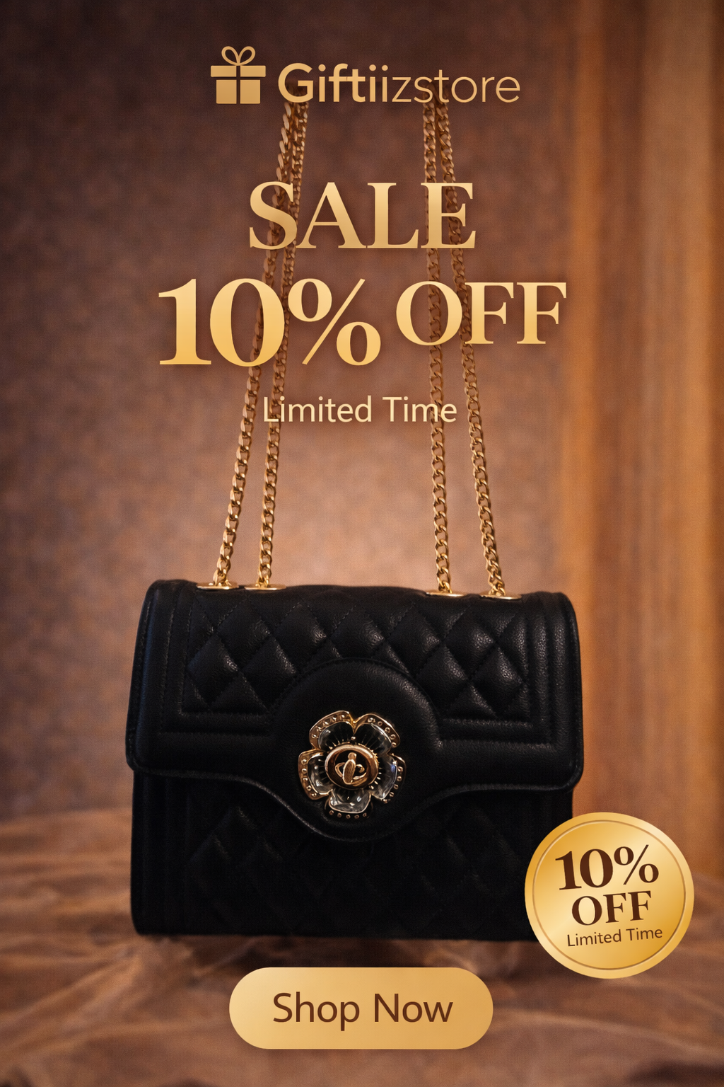 New Trendy Fashion Lock Chains One-Shoulder Women's PU Leather High Quality Desi