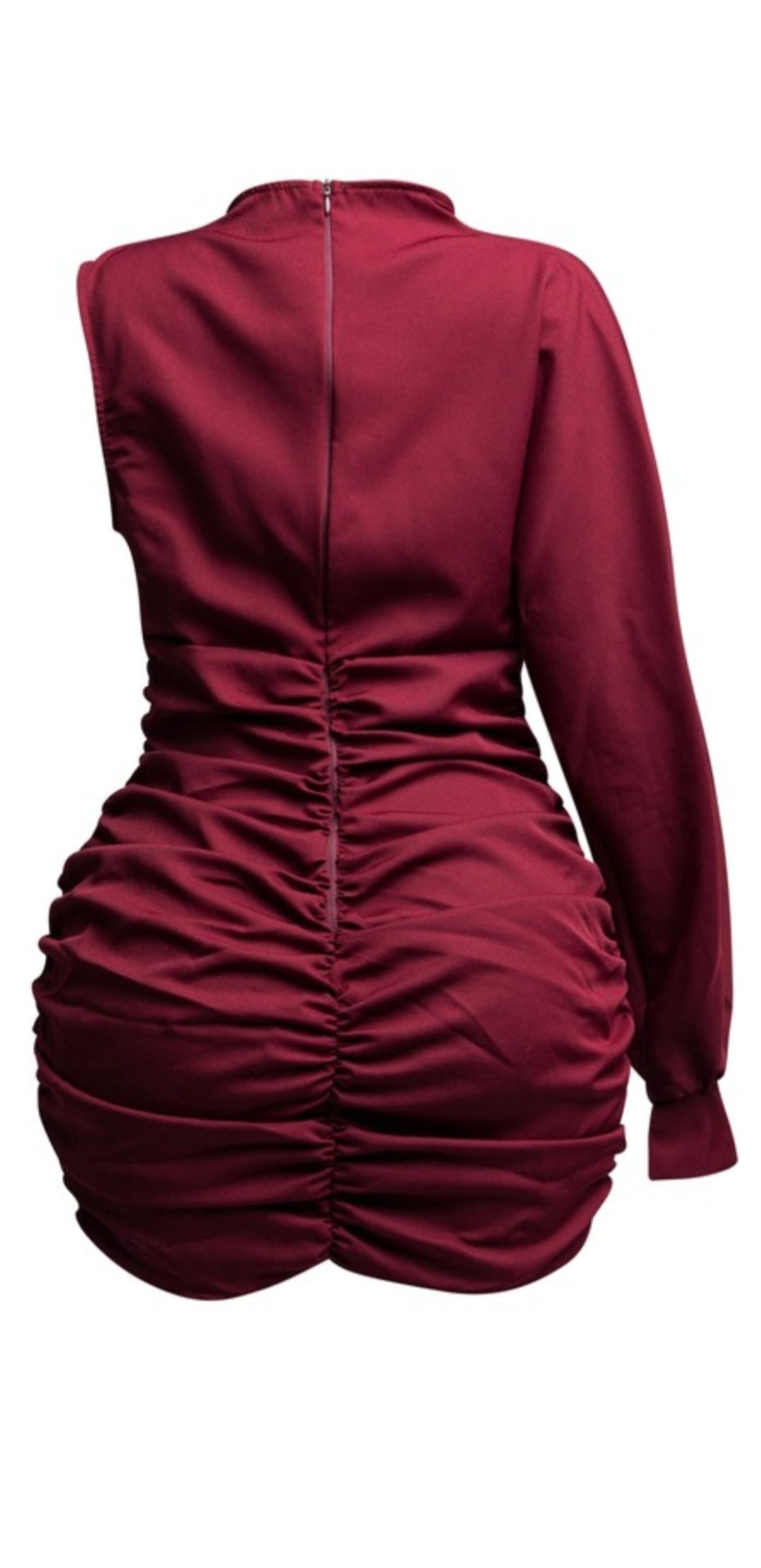 One sleeve mini dress